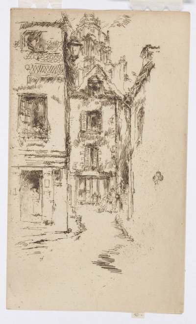 Sous la cathédrale, Blois - James Abbott McNeill Whistler