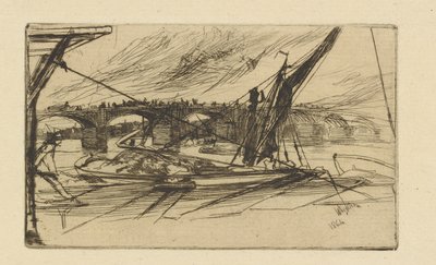 Pont de Vauxhall, 1861 - James Abbott McNeill Whistler