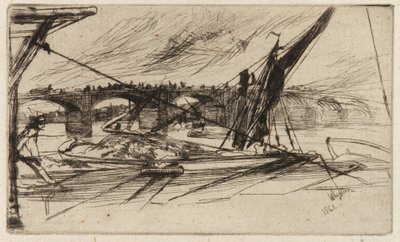 Pont de Vauxhall, 1861 - James Abbott McNeill Whistler