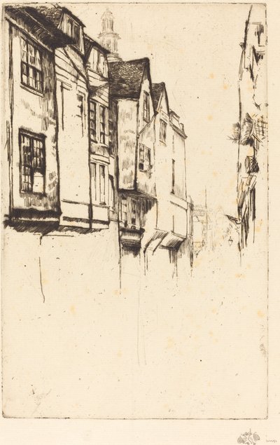 Wych Street - James Abbott McNeill Whistler