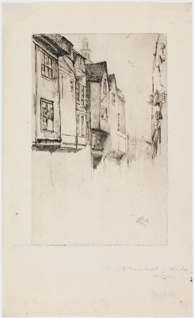 Wych Street, Londres, 1877 - James Abbott McNeill Whistler