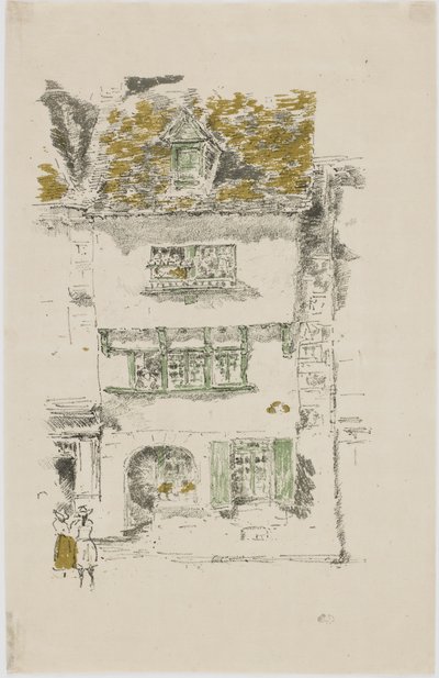 Maison jaune, Lannion, 1893 - James Abbott McNeill Whistler