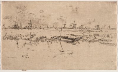 Zaandam - James Abbott McNeill Whistler