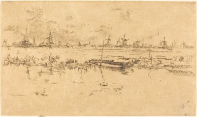 Zaandam, 1889 - James Abbott McNeill Whistler