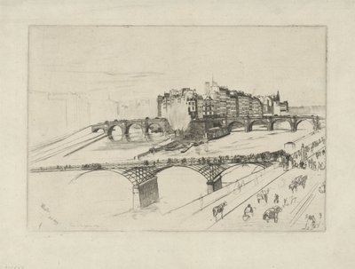 Île de la Cité - James Abbott McNeill Whistler