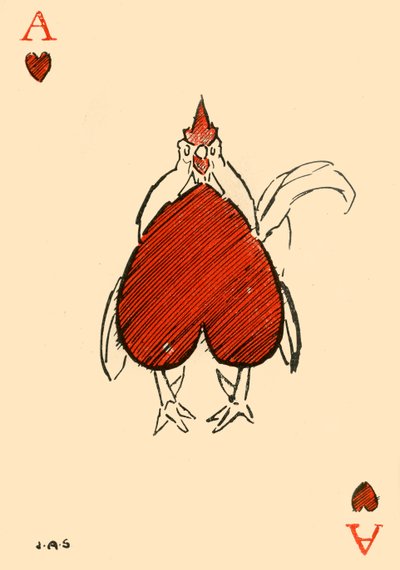 Le chanticleer corpulent, de l