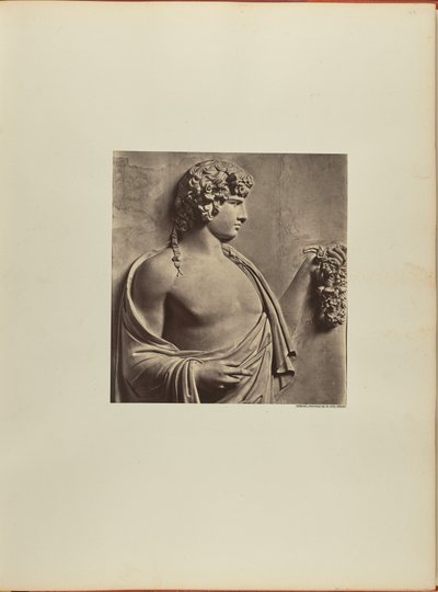 Antinous, bas-relief de la ville Albani - James Anderson