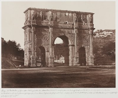 Arc de Constantin, Rome, vers 1858 - James Anderson