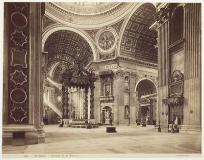 Église de Saint-Pierre, Rome, vers 1870 - James Anderson
