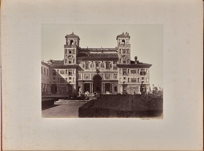 Villa Medici; la façade vers le jardin, aujourd