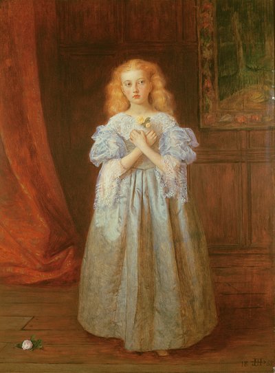 La Petite Fille qui a posé pour Van Dyck, 1868 - James Archer