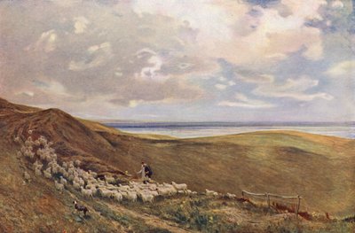 Sur les South Downs près de Brighton - James Aumonier
