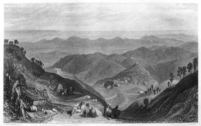 Mussoorie et la vallée de Dhoon, Inde, c. 1860 - James B. Allen