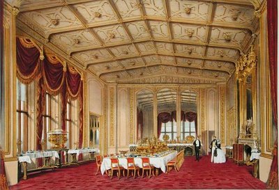 La salle à manger privée, château de Windsor, de 