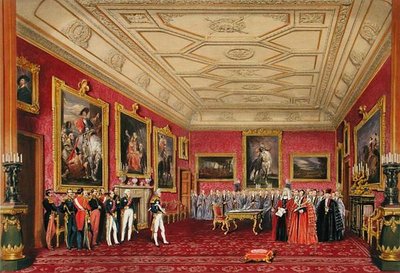 La Salle Rubens, Château de Windsor - le Roi de France recevant une adresse de l