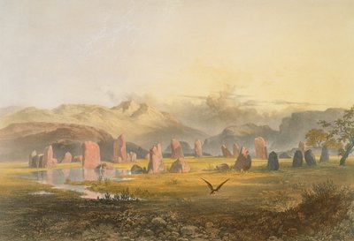 Cercle de pierres de Castlerigg près de Keswick, de 