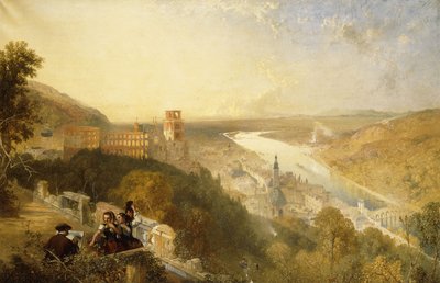 Heidelberg depuis la Terrasse - James Baker Pyne