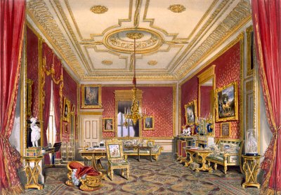 Salon privé de la reine, Château de Windsor - James Baker Pyne