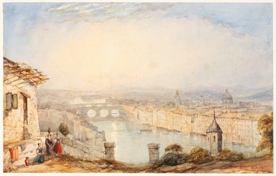 Vue de Florence - James Baker Pyne