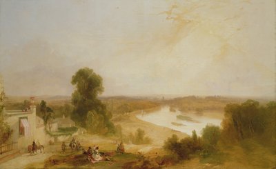 Vue de la Tamise depuis Richmond Hill, 1835 - James Baker Pyne