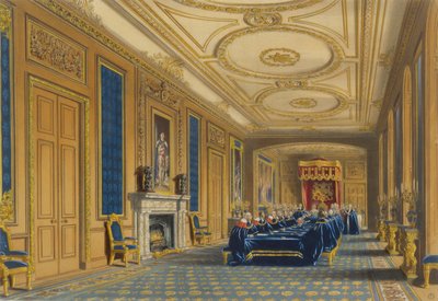 La salle du trône, château de Windsor - L