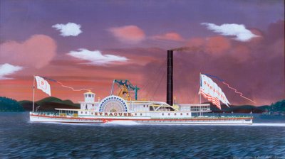 Le bateau à vapeur Syracuse - James Bard