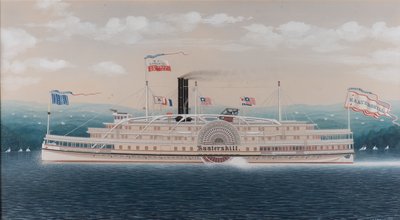 Bateau à vapeur à aubes Kaaterskill - James Bard