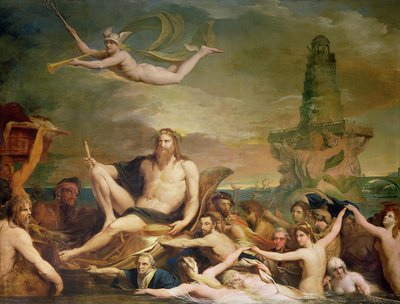 Commerce, ou le Triomphe de la Tamise, quatrième de la série Le Progrès de la Culture et de la Connaissance Humaines, c.1777-84 - James Barry