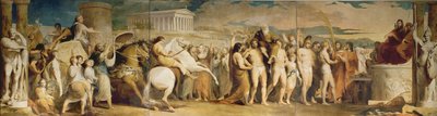 Couronnement des Vainqueurs à Olympie, troisième de la série Le Progrès de la Culture et de la Connaissance Humaines, c.1777-84 - James Barry