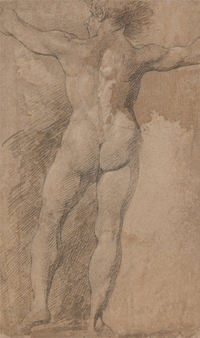 Homme aux bras écartés vu de derrière - James Barry