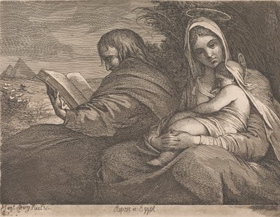 Repos en Égypte - James Barry