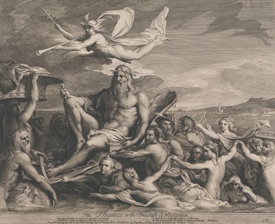 La Tamise ou le Triomphe de la Navigation (Conceptions pour la Grande Salle de la Société pour l