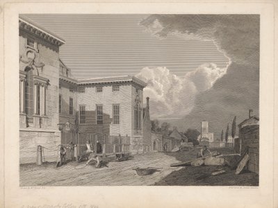 Vue du Worcester College &c. - James Basire