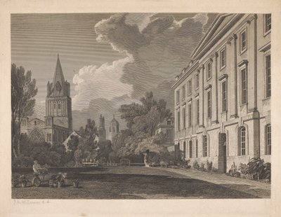 Vue de la cathédrale de Christ Church et d