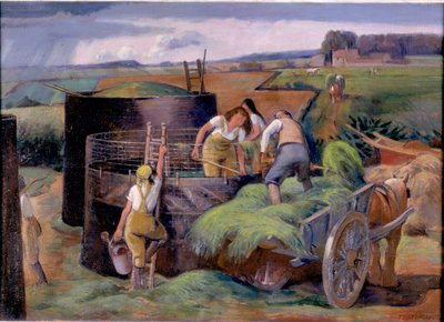 Ensillage, vers 1940 - James Bateman