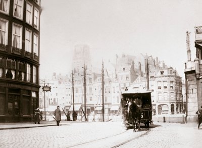 Tramway tiré par des chevaux, Rotterdam, 1898 - James Batkin