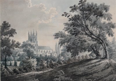 Église de Croydon depuis Duppas Hill Terrace, 1925 - James Bourne