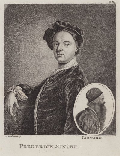 Christian Friedrich Zincke, miniaturiste allemand - James Bretherton