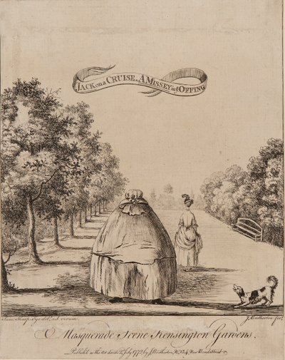 Scène de mascarade à Kensington Gardens - James Bretherton