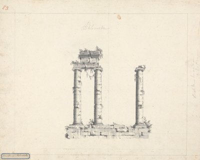 Temple ionique Ptolmeta - James Bruce