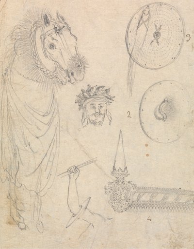 Kefla Yasous avec cheval et équipement cérémonial - James Bruce