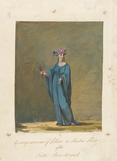 Jeune femme de Loheia en Arabie Heureuse de la tribu Beni-Koreish - James Bruce