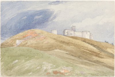 Château sur une colline, première moitié du 19e siècle - James Bulwer
