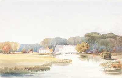Moulin de Horstead sur la rivière Bure, Norfolk - James Bulwer