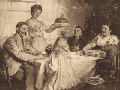 Le pudding de Noël - James Clark