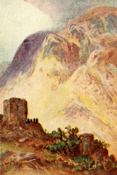 Mont Ebal et Mont Garizim - Jean iv. 20, vers 1924. Créateurs : James Clark, Henry A Harper - James Clark and Henry A Harper