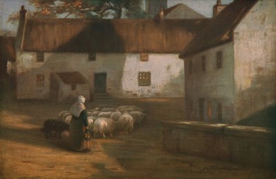 À la tombée du jour, fin XIXe-début XXe siècle - James Coutts Michie