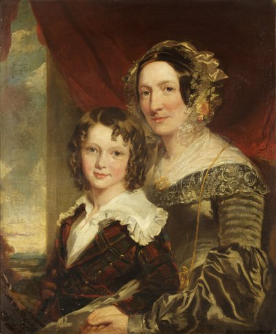 Mme Margaret Moor et son fils Tom - James Curnock