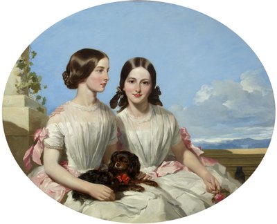 Les sœurs, Annie et Henrietta Marie Shaw - James Curnock