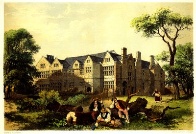 Sawston Hall, Cambridgeshire, 1848 - James Dafforne